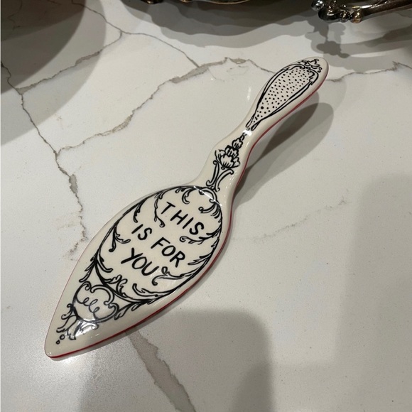 Rate combo: Anthropologie Molly Hatch Felicitations Cake Stand w/Matching Server - Picture 4 of 10